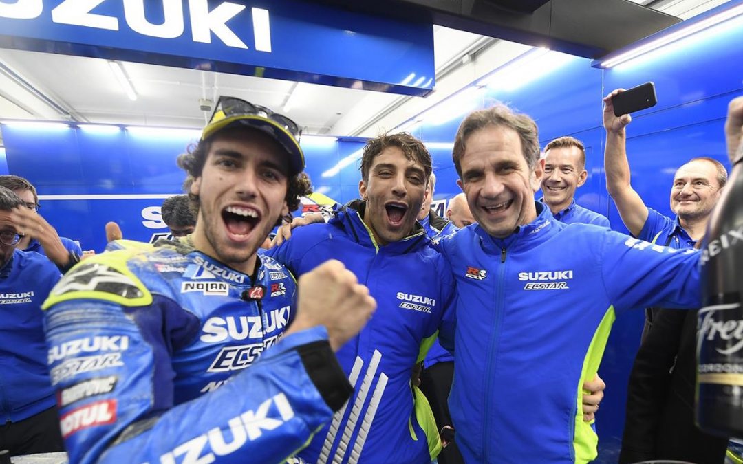 Rins fährt das 9. Podium für Suzuki ein und sichert sich WM-Rang 5